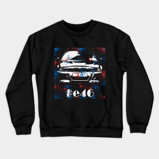 e46 sketch m color abstract Crewneck Sweatshirt